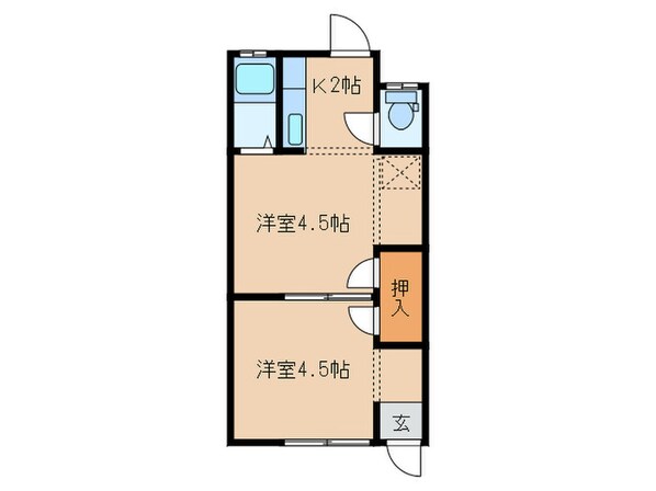 シャトレコ－トⅢの物件間取画像